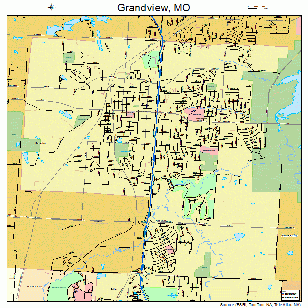 Grandview, MO street map