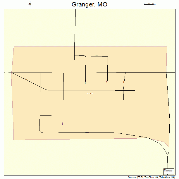 Granger, MO street map