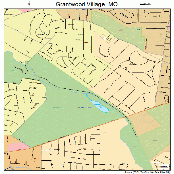 Grantwood Village, MO street map