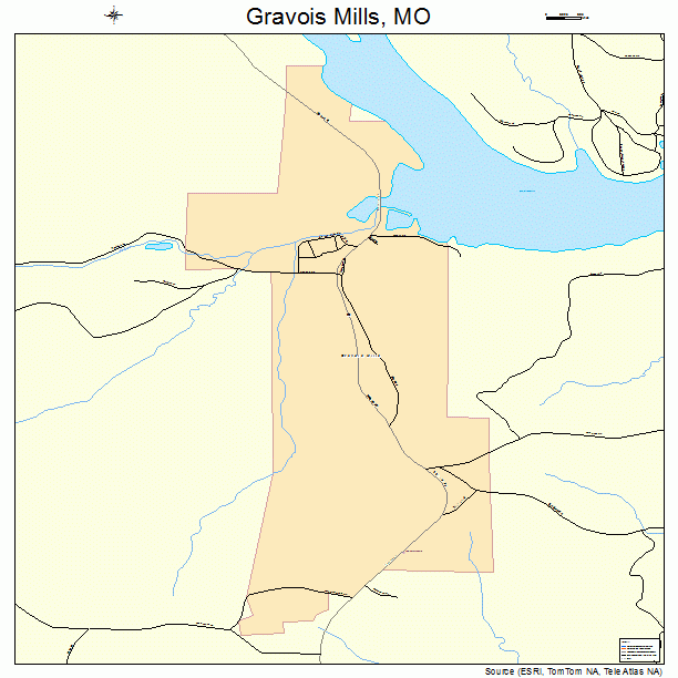 Gravois Mills, MO street map