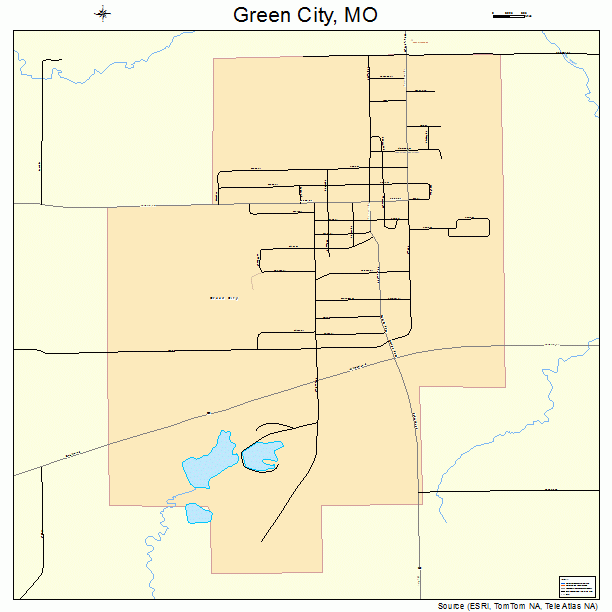 Green City, MO street map