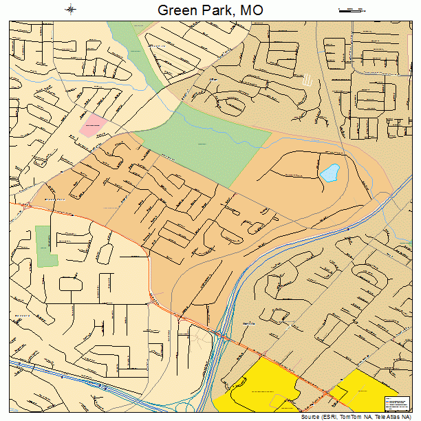 Green Park, MO street map
