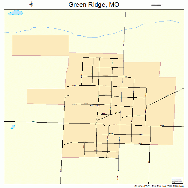 Green Ridge, MO street map