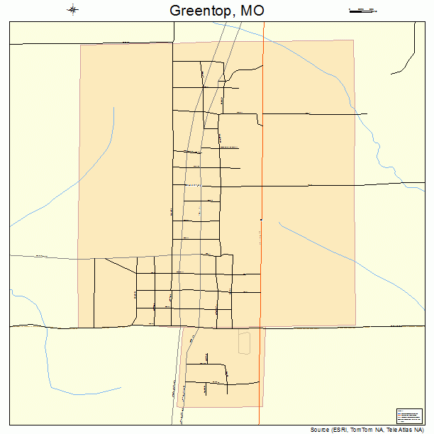 Greentop, MO street map