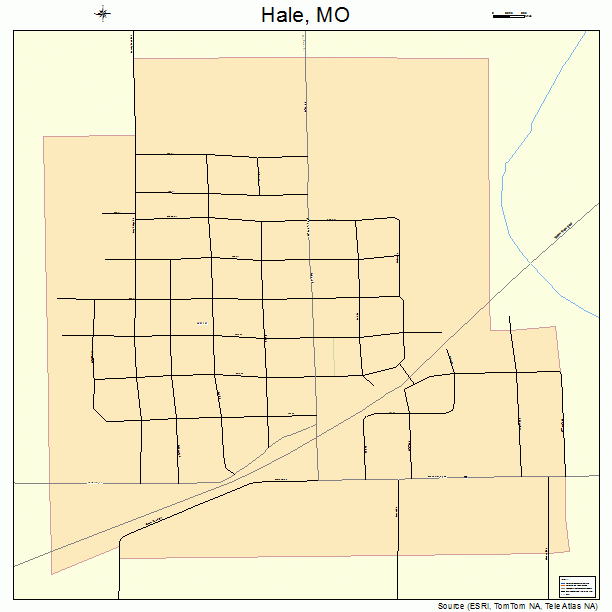 Hale, MO street map