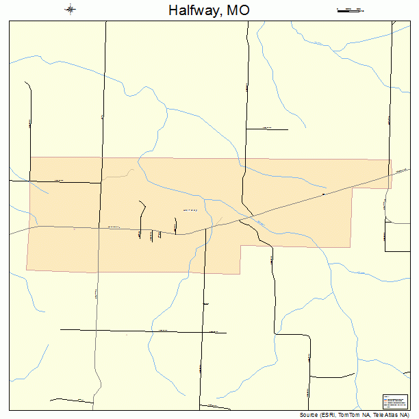 Halfway, MO street map