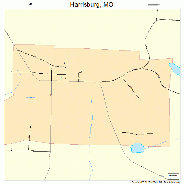 Harrisburg, MO street map