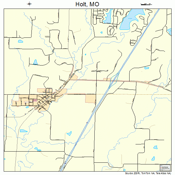 Holt, MO street map