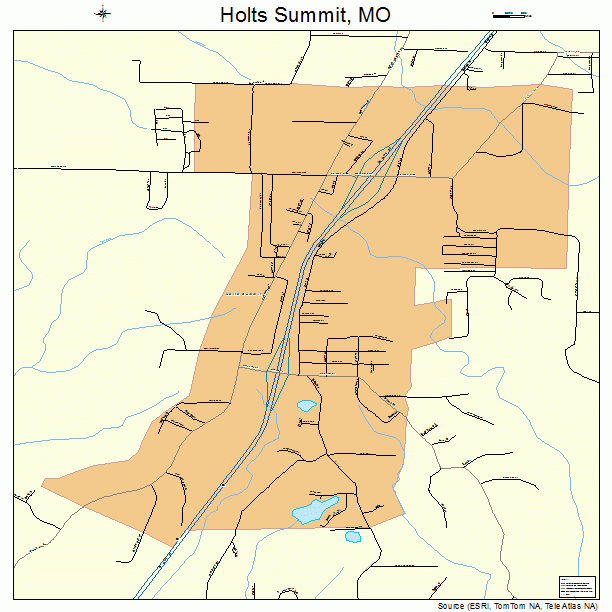 Holts Summit, MO street map