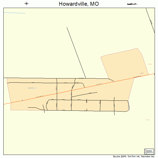 Howardville, MO street map