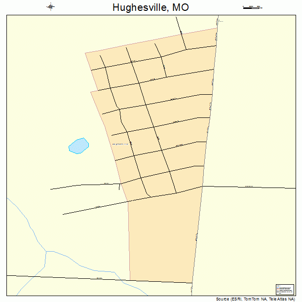 Hughesville, MO street map