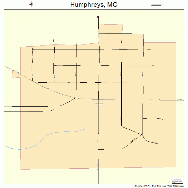 Humphreys, MO street map
