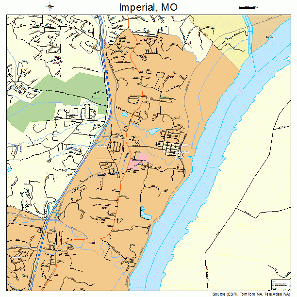 Imperial, MO street map