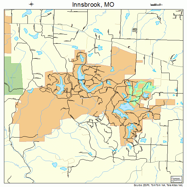 Innsbrook, MO street map