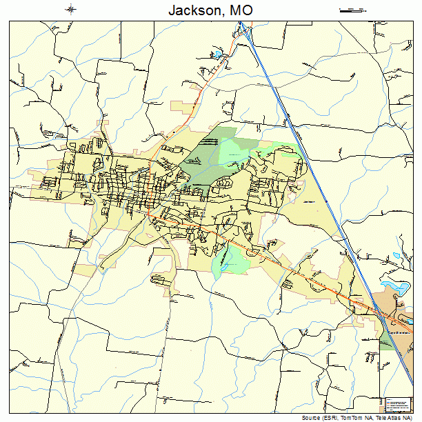 Jackson, MO street map