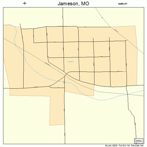Jameson, MO street map