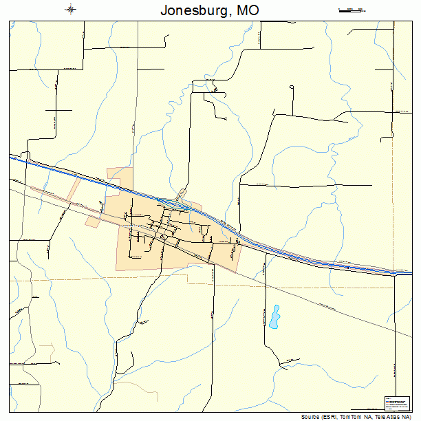 Jonesburg, MO street map