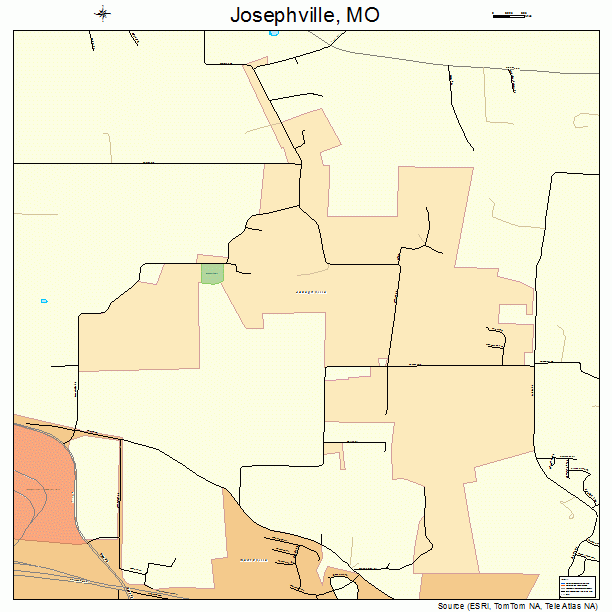 Josephville, MO street map