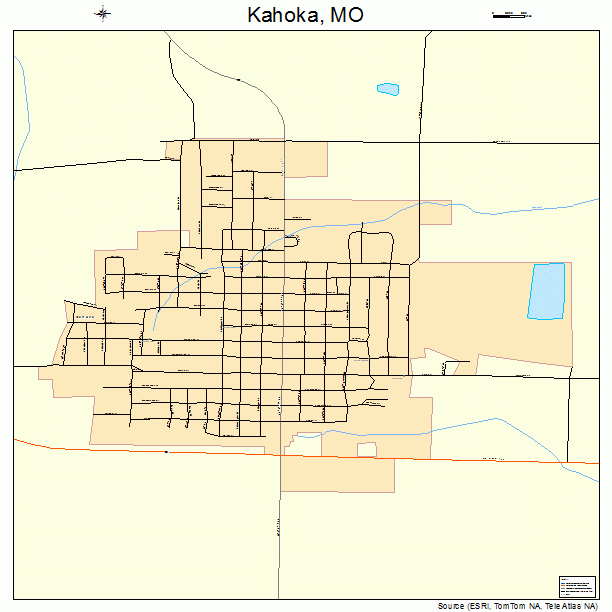 Kahoka, MO street map