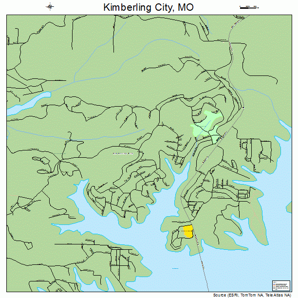 Kimberling City, MO street map