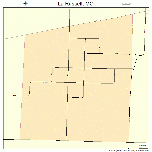 La Russell, MO street map