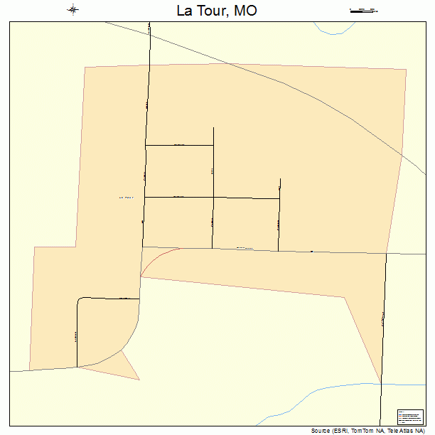 La Tour, MO street map