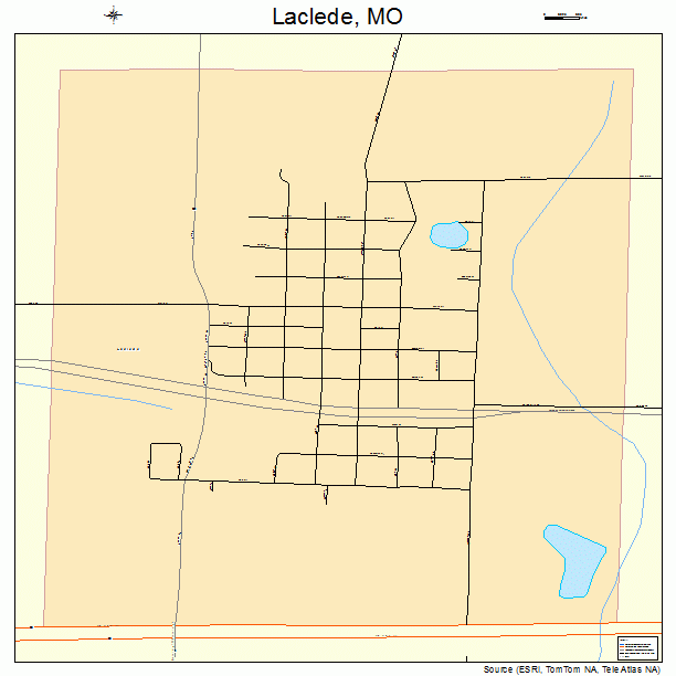 Laclede, MO street map