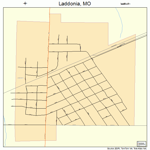 Laddonia, MO street map