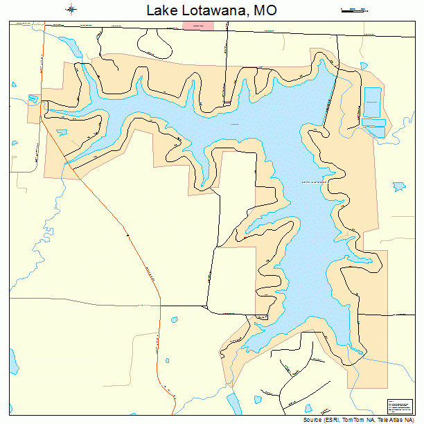 Lake Lotawana, MO street map