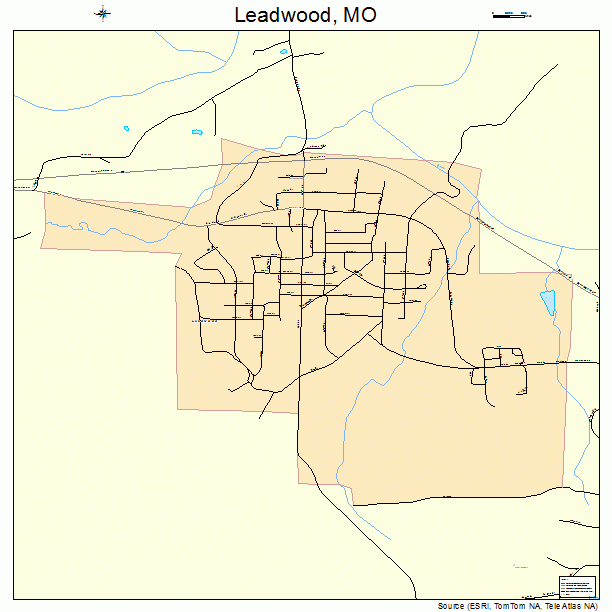 Leadwood, MO street map