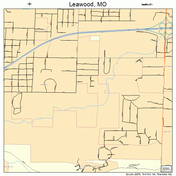 Leawood, MO street map