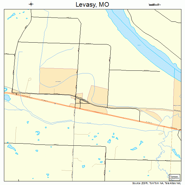 Levasy, MO street map