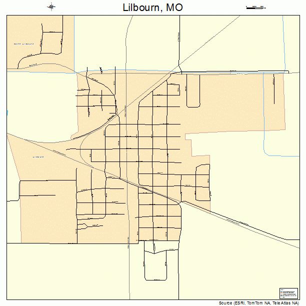 Lilbourn, MO street map
