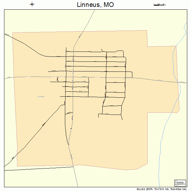 Linneus, MO street map
