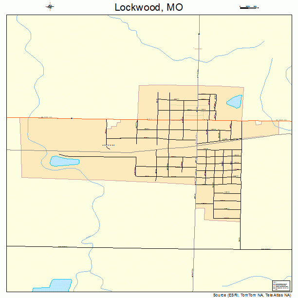 Lockwood, MO street map