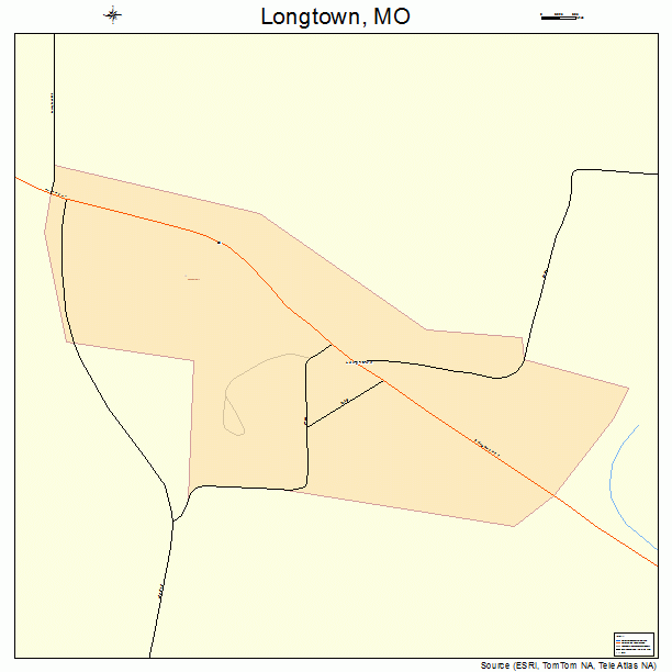 Longtown, MO street map