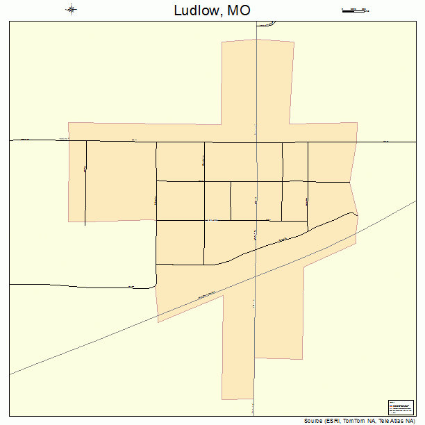 Ludlow, MO street map