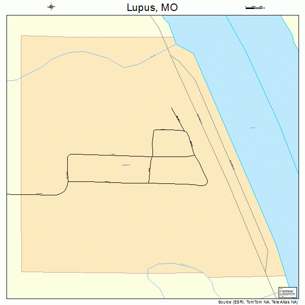 Lupus, MO street map