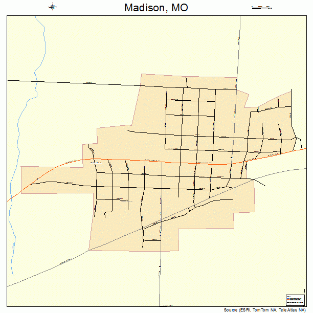 Madison, MO street map