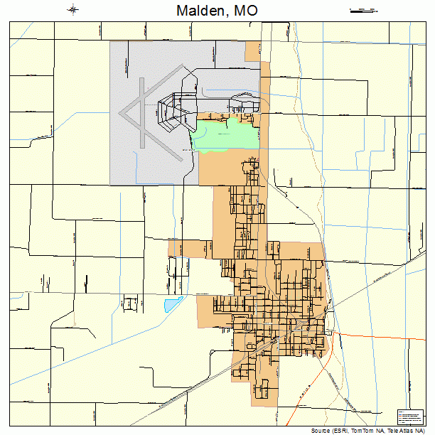 Malden, MO street map