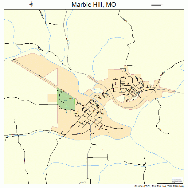 Marble Hill, MO street map
