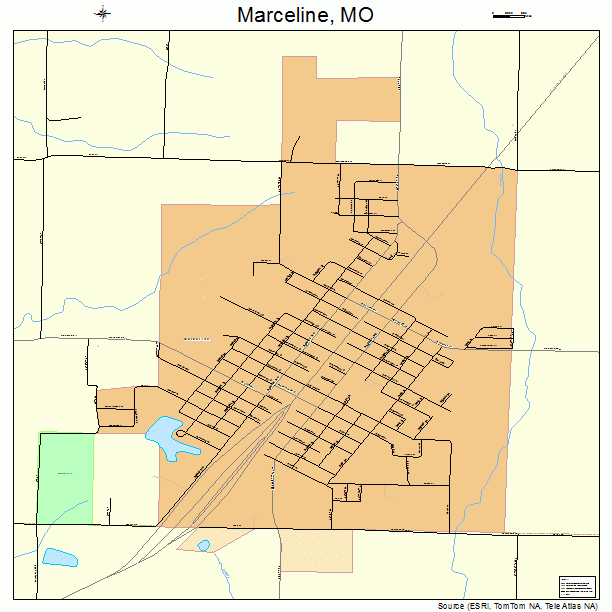 Marceline, MO street map