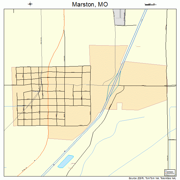 Marston, MO street map