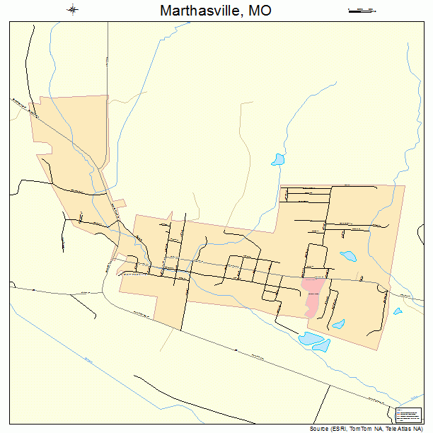 Marthasville, MO street map