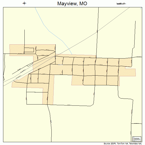 Mayview, MO street map