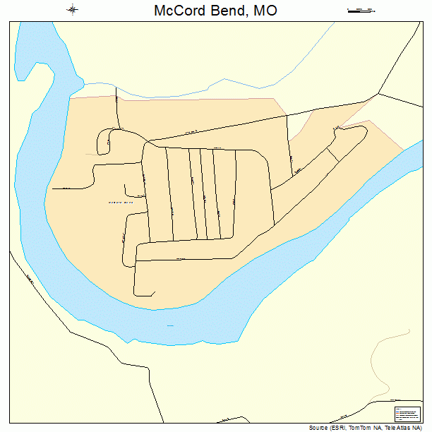 McCord Bend, MO street map