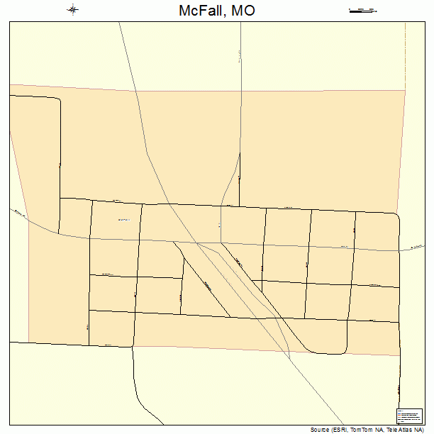 McFall, MO street map