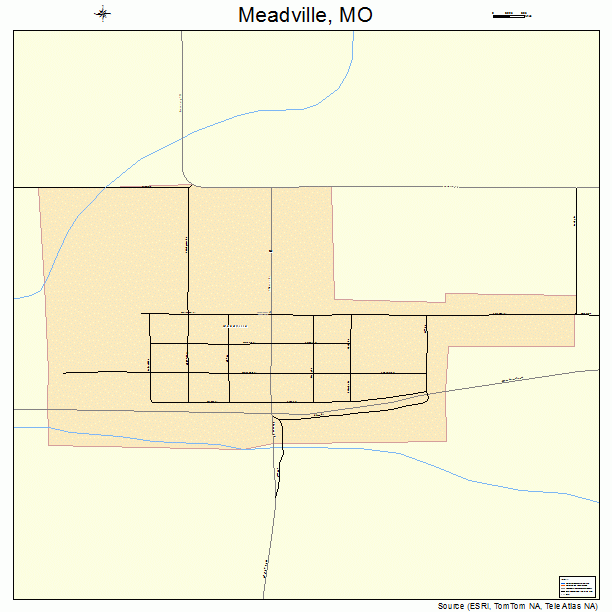 Meadville, MO street map