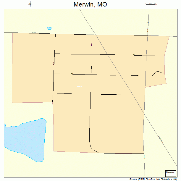 Merwin, MO street map