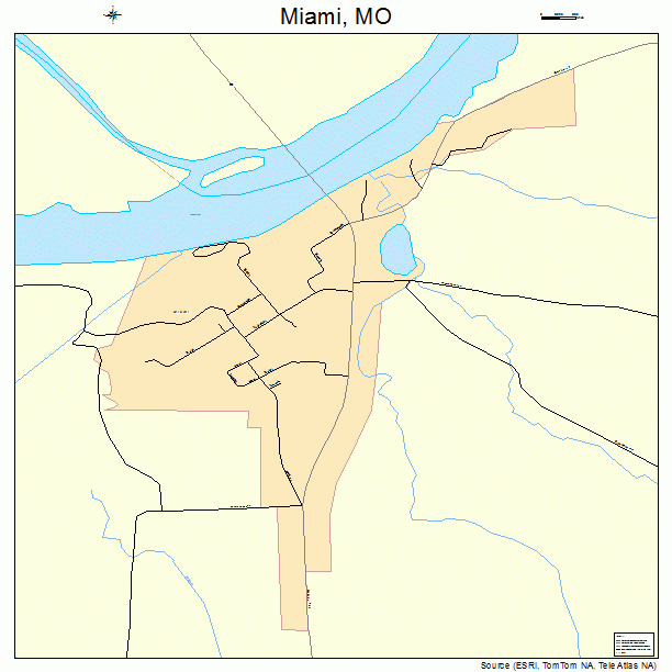 Miami, MO street map